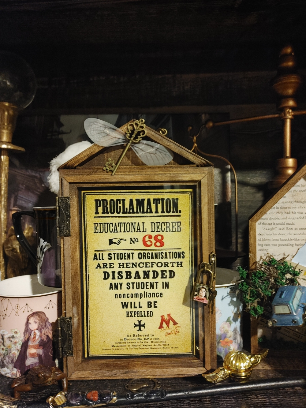 Harry Potter Proclamation # 68 Wood Wall Decor